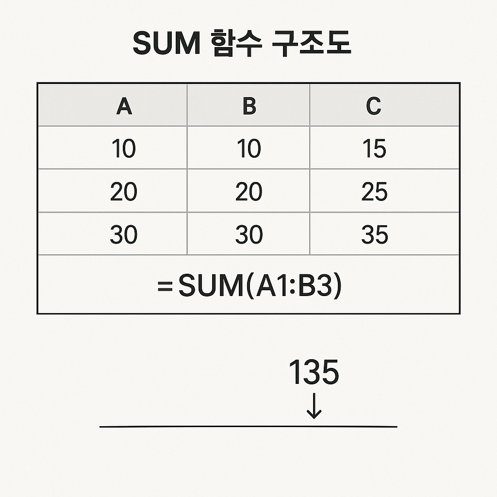 엑셀 SUM 함수